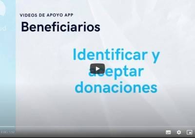 4 Identificar y aceptar donaciones