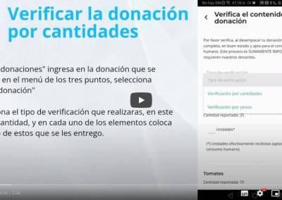 10 Verificación de donación por cantidad